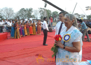 Singer S Janaki At Velammal Matric School Event photo 43