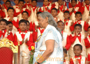 Singer S Janaki At Velammal Matric School Event photo 33