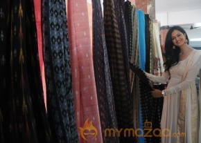 Subhra Ayyappa At Pochampally ikatart mela photo 3