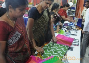 Subhra Ayyappa At Pochampally ikatart mela photo 9