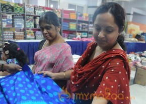 Subhra Ayyappa At Pochampally ikatart mela photo 6