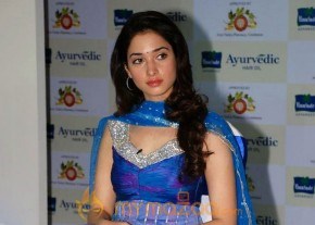 Tamanna At Parachute Ayurvedic Hair Oil Launch
