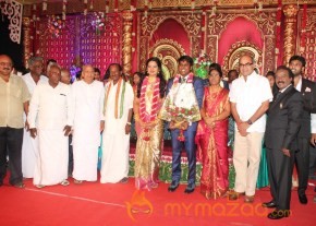 Vasanthakumar Son Wedding Reception Stills photo 9