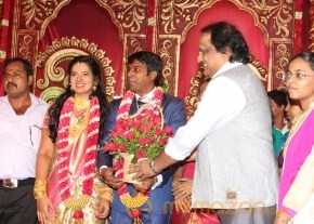 Vasanthakumar Son Wedding Reception Stills photo 12