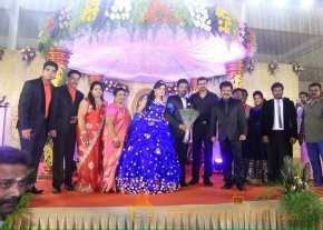 Vijay @ Pandiyarajan Son Prithivi Marriage Reception Photos  photo 3