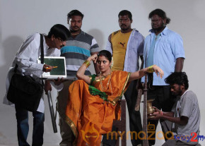 Thambikkottai On Set  