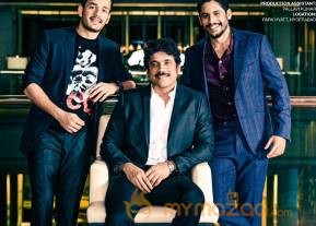 Akkineni's : Nagarjuna, Naga Chaitanya and Akhil in ONE Frame