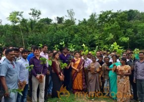 Mega Star Chiranjeevi and Nagarjuna Participated In great initiative for Haritha Haram photo 6