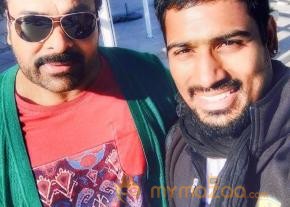 Megastar Chiranjeevi's Latest Photos From Khaidi No 150 sets photo 3