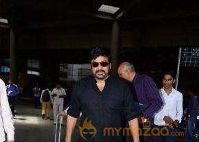 Mega Star at Mumbai Airport Photos photo 2