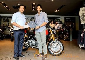 Naga Chaitanya's New Bike Photo Gallery