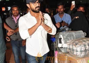 Ram Charan at Shamshabad Airport photo 6