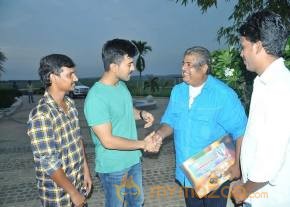 Ram Charan With Fans Latest Photos From The sets of 'Dhruva' photo 9