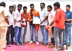 Ramcharan Latest Stills With Fans photo 16