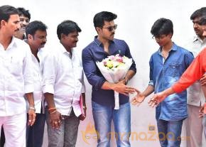 Ramcharan Latest Stills With Fans photo 18