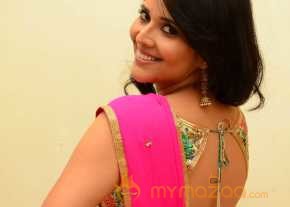  Anasuya Pink Saree Photoshoot  photo 18