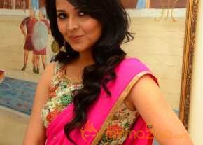  Anasuya Pink Saree Photoshoot  photo 2