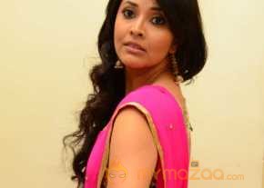  Anasuya Pink Saree Photoshoot  photo 3