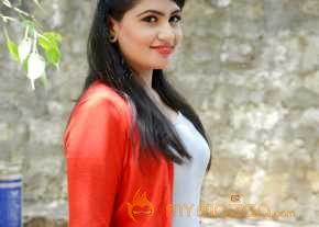 Angie James Photoshoot In Red Dress photo 5
