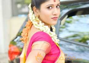 Chandini Chowdary Beautiful Saree Images photo 5
