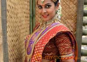 Chandini Tamilarasan Bridal Saree Photos