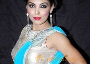  Deepa Blue Saree Stills 