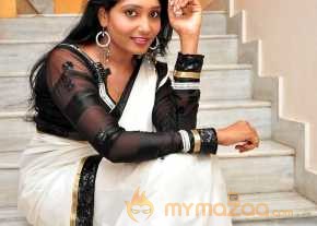  Eesha Black And  White Saree Pics  photo 7