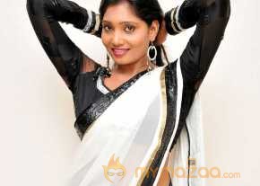  Eesha Black And  White Saree Pics  photo 8