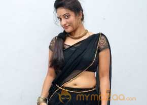 Janani Photoshoot At Lakshmi Devi Samarpinchu Nede Chudandi Logo Launch