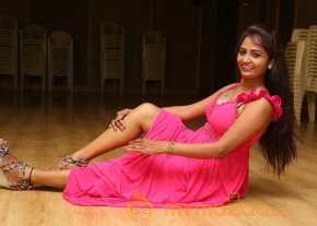 Kaveri Pink Color Sleeveless Dress Pics photo 6