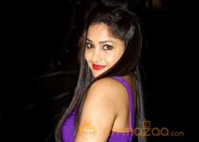 Madhavi Latha Royal Purple Dress Pics photo 10
