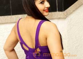 Madhavi Latha Royal Purple Dress Pics photo 3