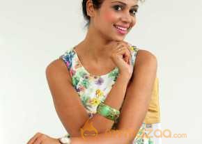 Mahekhanita Murthy Green Saree Pics photo 9