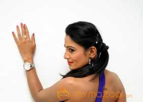  Mamatha Rahuth Blue Color Cocktail Dress Photoshoot  photo 3
