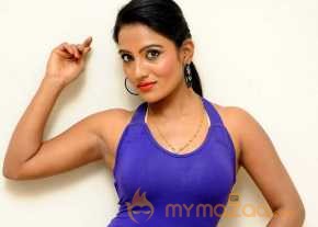  Mamatha Rahuth Blue Color Cocktail Dress Photoshoot  photo 14