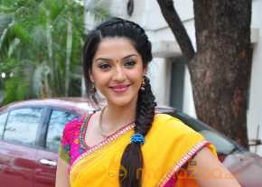  Mehrene Kaur Pirzada Saree Stills  photo 5