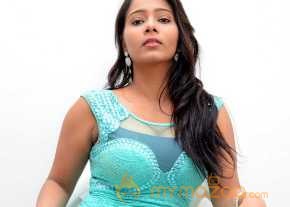 Mitra Cyan Color Mini Dress Photo Shoot photo 3