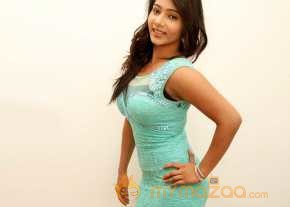 Mitra Cyan Color Mini Dress Photo Shoot photo 4