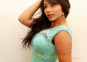 Mitra Cyan Color Mini Dress Photo Shoot photo 10