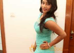 Mitra Cyan Color Mini Dress Photo Shoot photo 2
