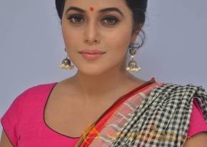 Poorna in Pink Dress 