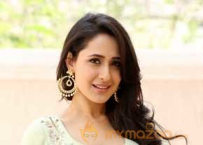  Pragya Jaiswal Photoshoot AT Kanche Movie Interview 