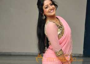 Pramodini Pink Saree Photoshoot