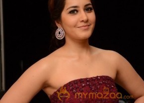 Raashi Khanna Hot Maroon Dress Glam Pics photo 9