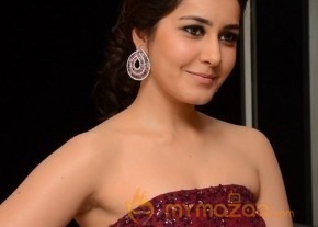 Raashi Khanna Hot Maroon Dress Glam Pics photo 11