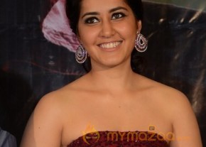Raashi Khanna Hot Maroon Dress Glam Pics photo 12