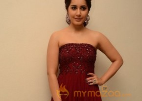 Raashi Khanna Hot Maroon Dress Glam Pics
