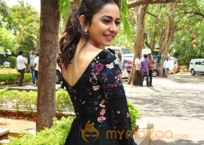 Rakul Preet Singh Stills At Sarainodu Movie Release Press Meet photo 12