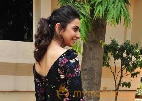 Rakul Preet Singh Stills At Sarainodu Movie Release Press Meet