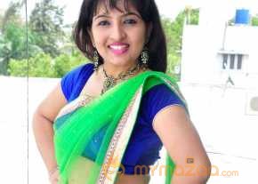 Roshini Half Saree Photoshoot photo 8